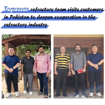 L’equip refractari de Tourower visita els clients del Pakistan per aprofundir...
