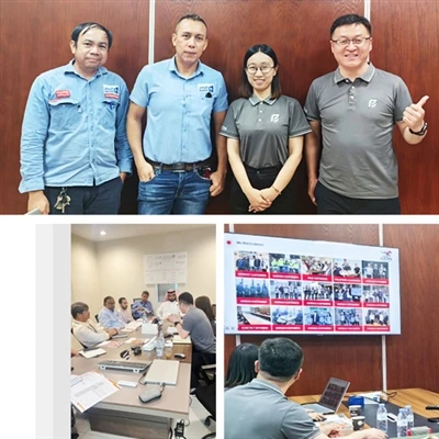 Topower Refractis Visita clients de la indústria refractària a l'Aràbia Saudita